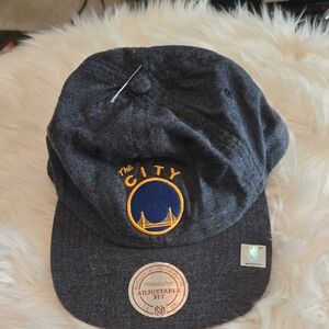 Mitchell & Ness Kids 'The City' Cap - Dark Gray and Gold